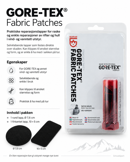 Gear Aid GORE-TEX Reparasjonslapper